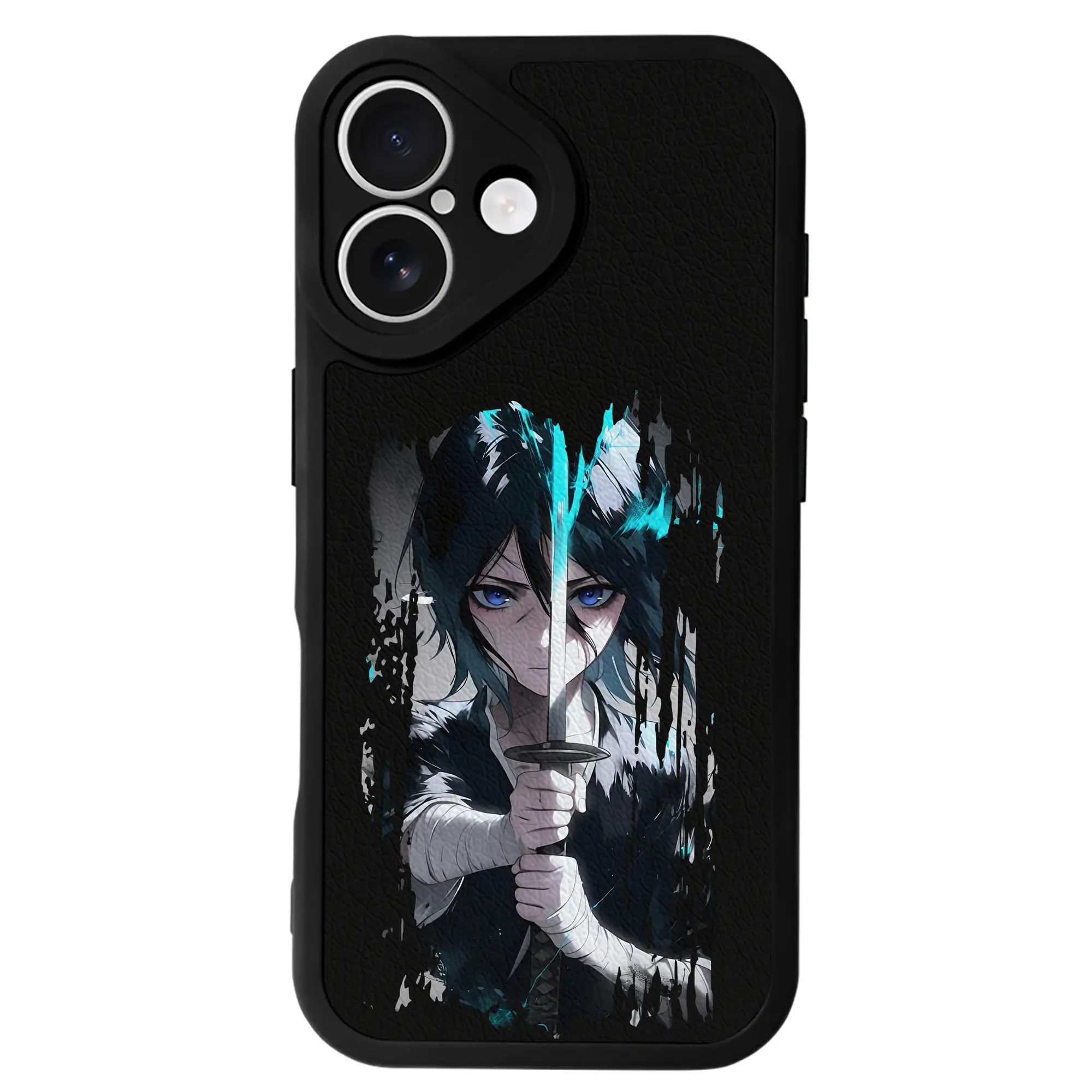 ブリーチ グッズ 朽木 ルキア - IPhone 16シリーズ対応 ・ シリコンスマホケース ・ レザー調 ・ 高精度フィット ・ 耐衝撃 ・ ワイヤレス充電対応 ・ 精密カット